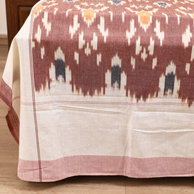 Pochampally Ikat Weave Cotton Double Bedsheet Set (108 x 90 in) 44