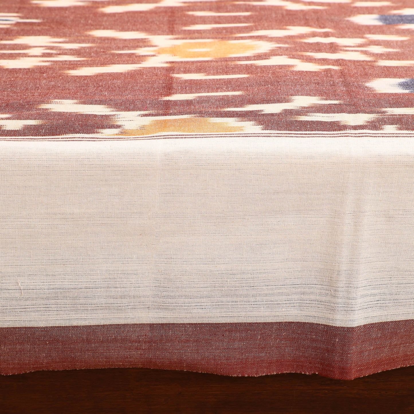 Pochampally Ikat Weave Cotton Double Bedsheet Set (108 x 90 in) 44