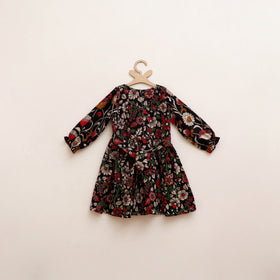 Pure Cotton Girls Frock Dress in Kalamkari Prints (3-4 Years) 32