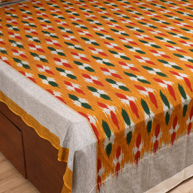 Pochampally Ikat Weave Cotton Double Bedsheet Set (108 x 90 in) 45