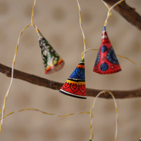 Handpainted Tholu Bommalata Leather Decorative LED Fairy Light (Assorted) 01