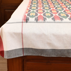Pochampally Ikat Weave Cotton Single Bedsheet (90 x 60 in) 01