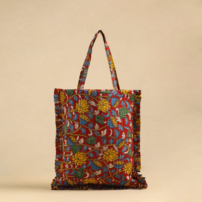 Handcrafted Cotton Frill Jhola Bag 12