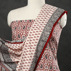  3pc Bagh Print Cotton Dress Material Set