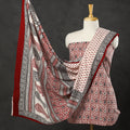  3pc Bagh Print Cotton Dress Material Set