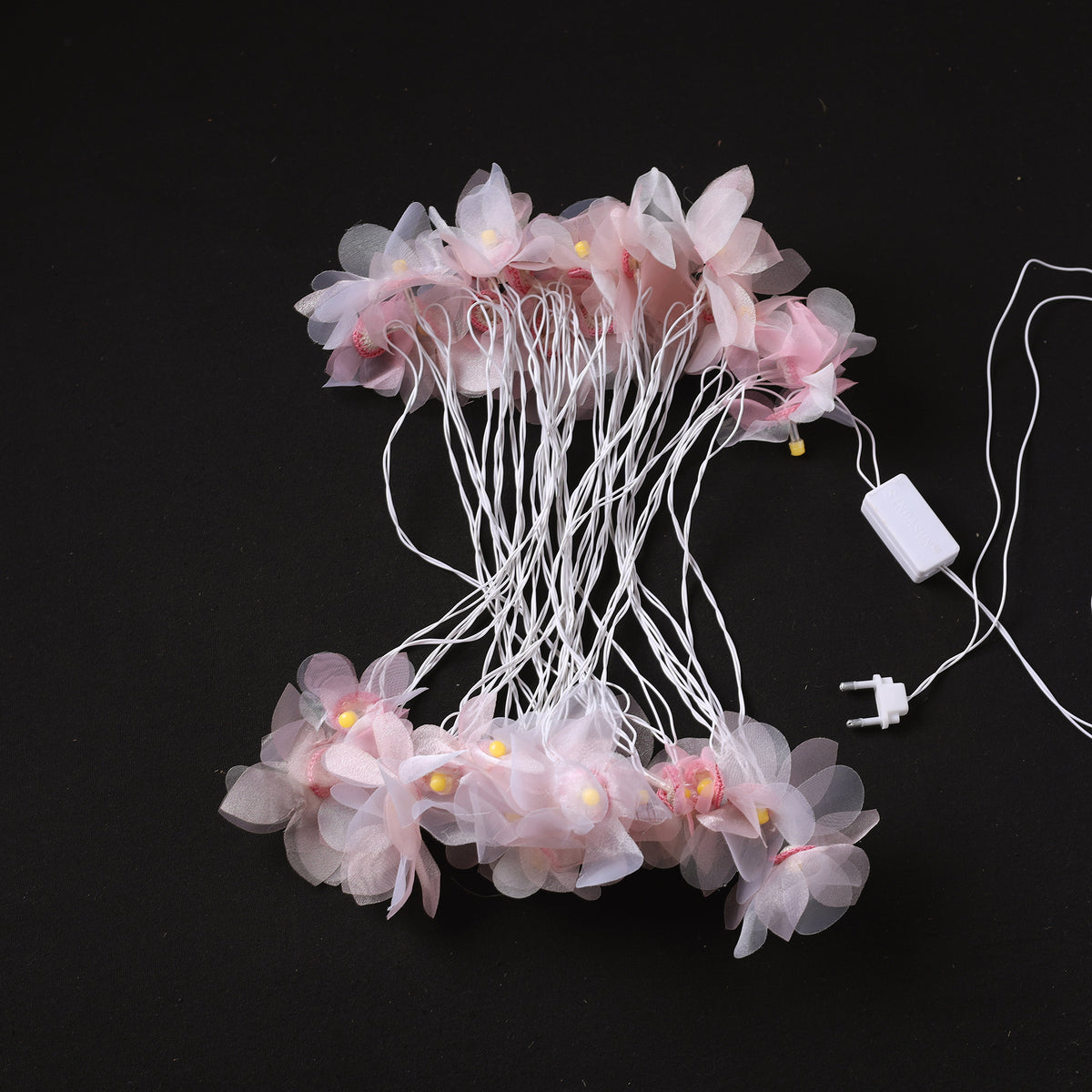 Flower - Handmade Crochet LED String Light for Home Decor 09