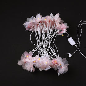 Flower - Handmade Crochet LED String Light for Home Decor 09