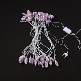 Lily Bougainvillea - Handmade Crochet LED String Light for Home Decor 04
