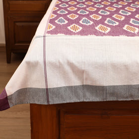 Pochampally Ikat Weave Cotton Single Bedsheet (90 x 60 in) 03