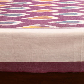 Pochampally Ikat Weave Cotton Single Bedsheet (90 x 60 in) 03