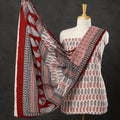  3pc Bagh Print Cotton Dress Material Set