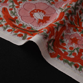 Sanganeri Hand Block Print Modal Silk Fabric 12
