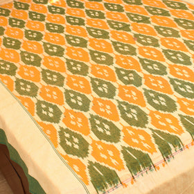 Pochampally Ikat Weave Cotton Single Bedsheet (90 x 60 in) 05