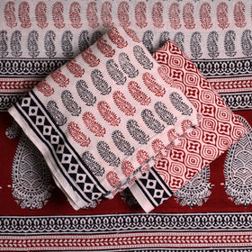  3pc Bagh Print Cotton Dress Material Set