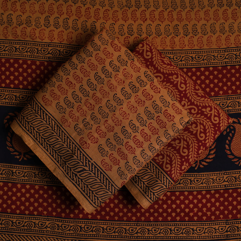 Bagh Print Suit Material