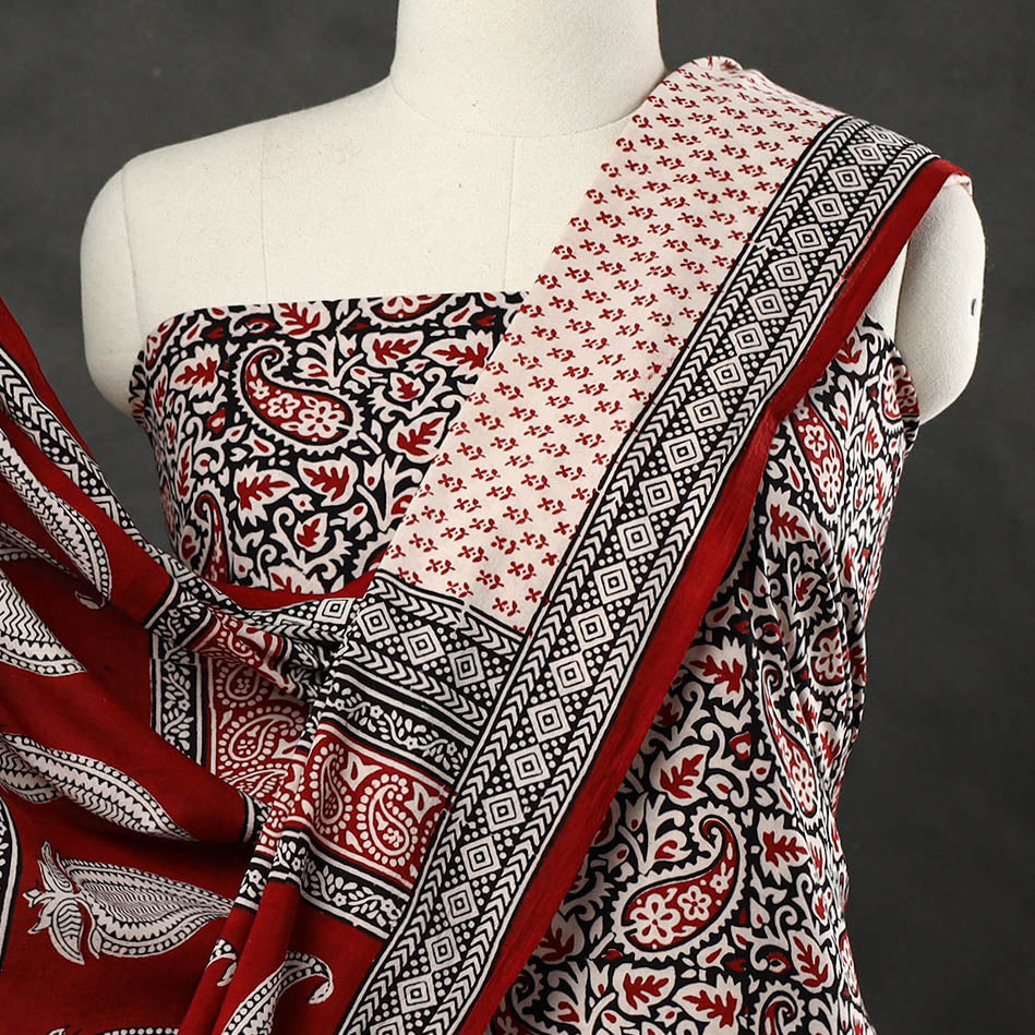 Bagh Print Suit Material