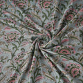Sanganeri Hand Block Print Modal Silk Fabric 14