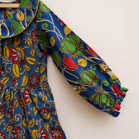 Pure Cotton Girls Frock Dress in Kalamkari Prints (3-4 Years) 40