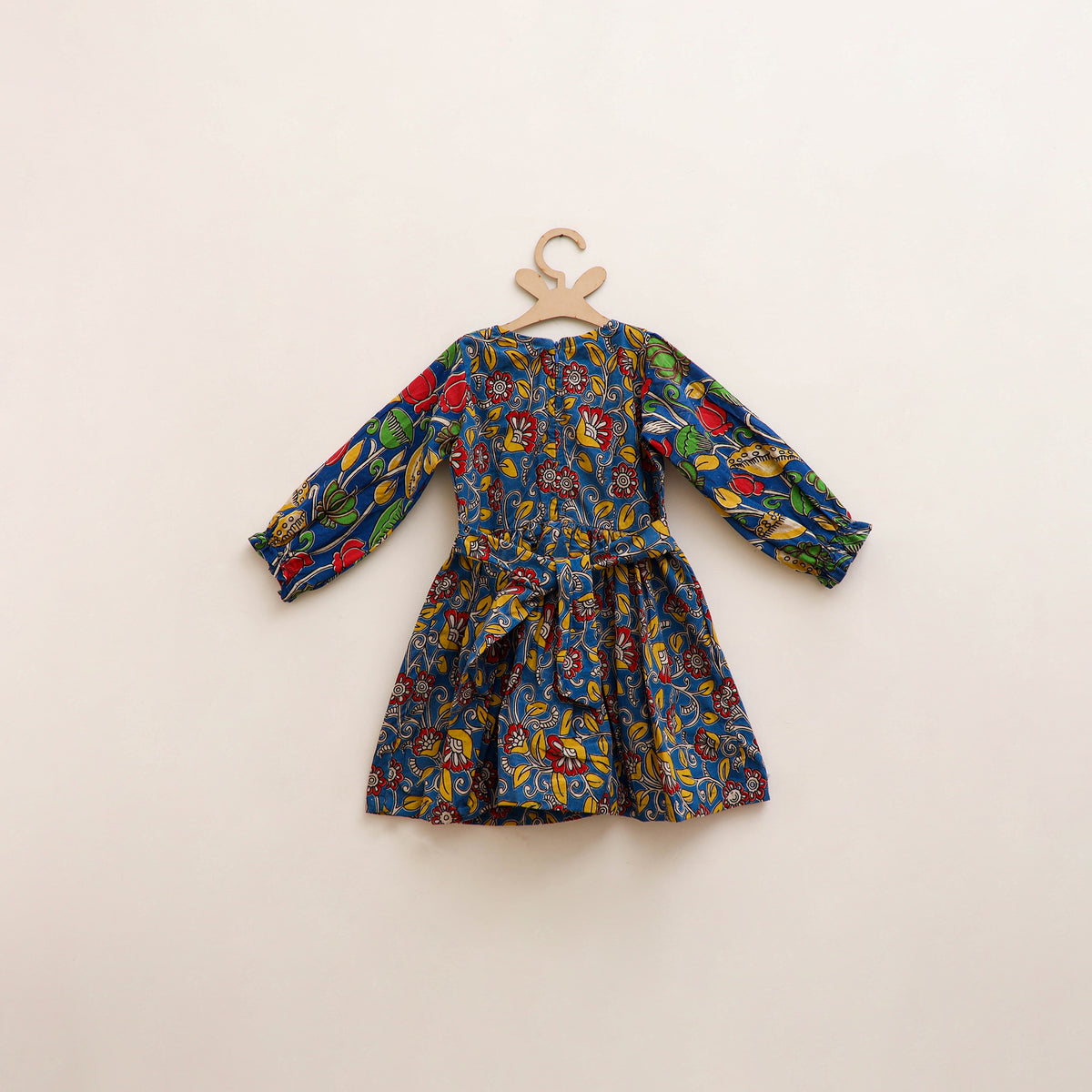 Pure Cotton Girls Frock Dress in Kalamkari Prints (3-4 Years) 40