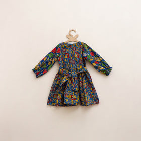 Pure Cotton Girls Frock Dress in Kalamkari Prints (3-4 Years) 40