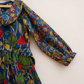 Pure Cotton Girls Frock Dress in Kalamkari Prints (3-4 Years) 41