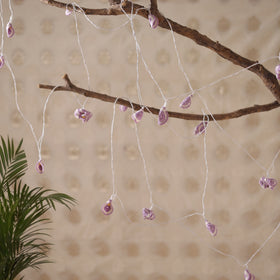 Lily Bougainvillea - Handmade Crochet LED String Light for Home Decor 04