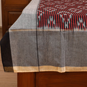 Pochampally Ikat Weave Cotton Single Bedsheet (90 x 60 in) 09