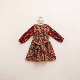 Pure Cotton Girls Frock Dress in Kalamkari Prints (3-4 Years) 42