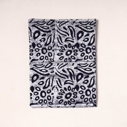Black - Hand Batik Printed Cotton Precut Fabric (1 meter) 15