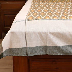 Pochampally Ikat Weave Cotton Single Bedsheet (90 x 60 in) 10