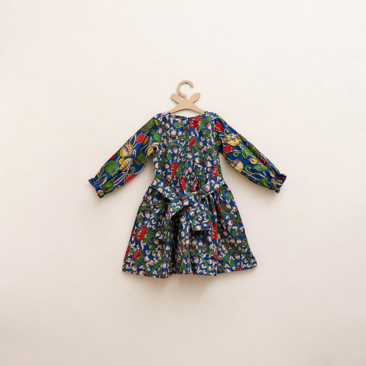 Pure Cotton Girls Frock Dress in Kalamkari Prints (3-4 Years) 43