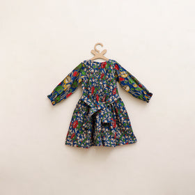 Pure Cotton Girls Frock Dress in Kalamkari Prints (3-4 Years) 43