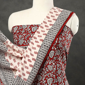  3pc Bagh Print Cotton Dress Material Set