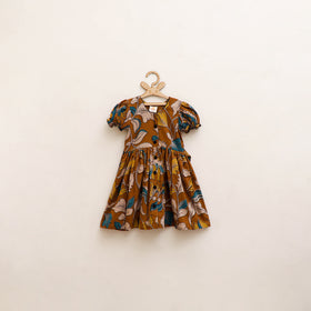 Pure Cotton Girls Frock Dress in Kalamkari Prints (3-4 Years) 45