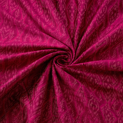 Handloom Raw Silk Pochampally Ikat Fabric 04