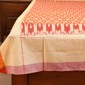 Pochampally Ikat Weave Cotton Single Bedsheet (90 x 60 in) 13