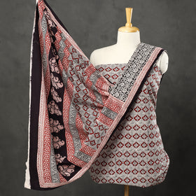  3pc Bagh Print Cotton Dress Material Set