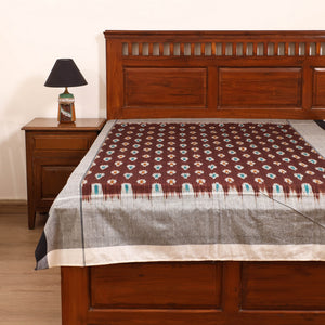 Pochampally Ikat Weave Cotton Single Bedsheet (90 x 60 in) 14