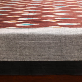 Pochampally Ikat Weave Cotton Single Bedsheet (90 x 60 in) 14