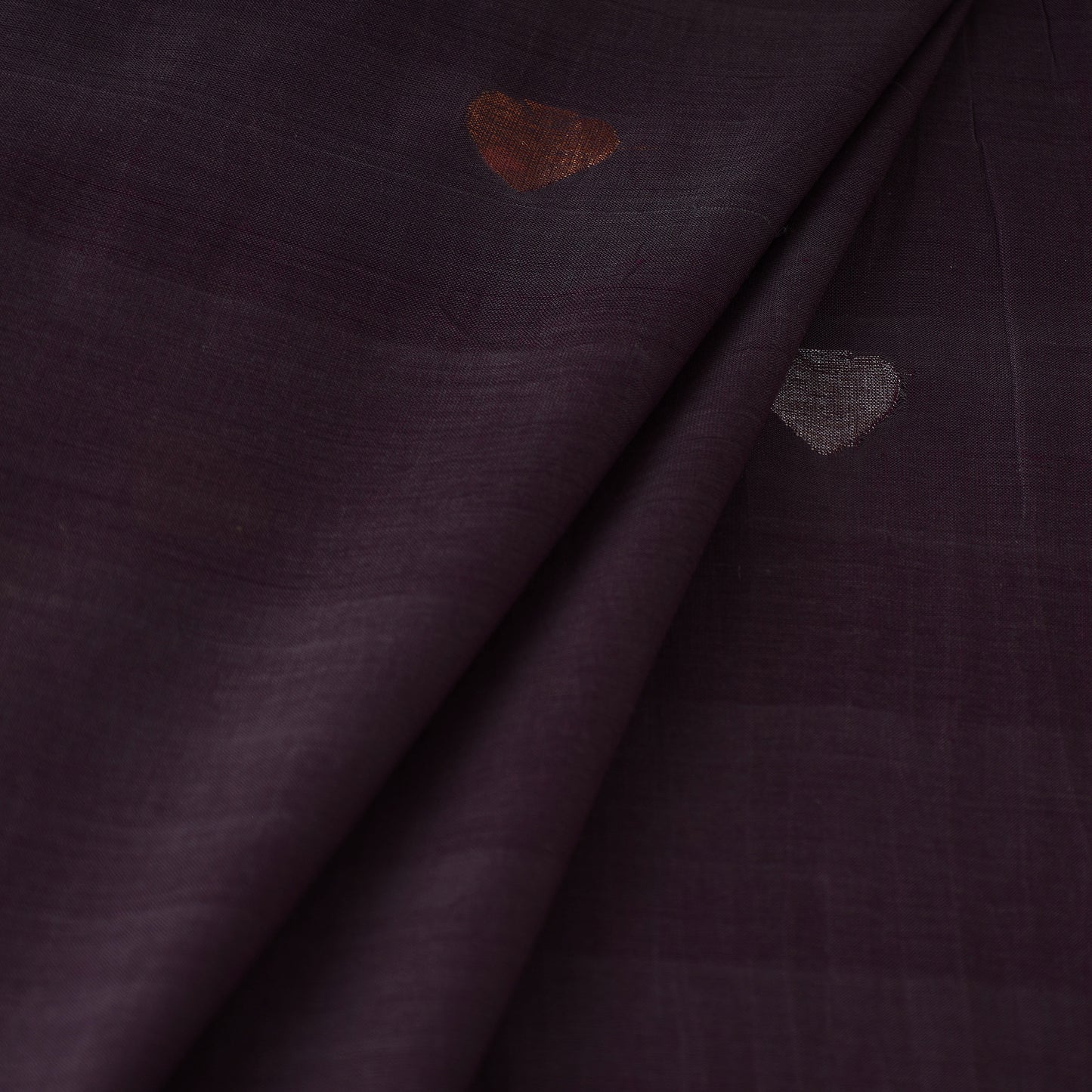 Purple - Srikakulam Jamdani Thread Buti Pure Handloom Cotton Fabric