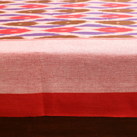 Pochampally Ikat Weave Cotton Single Bedsheet (90 x 60 in) 16