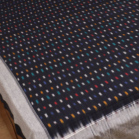 Pochampally Ikat Weave Cotton Single Bedsheet (90 x 60 in) 17