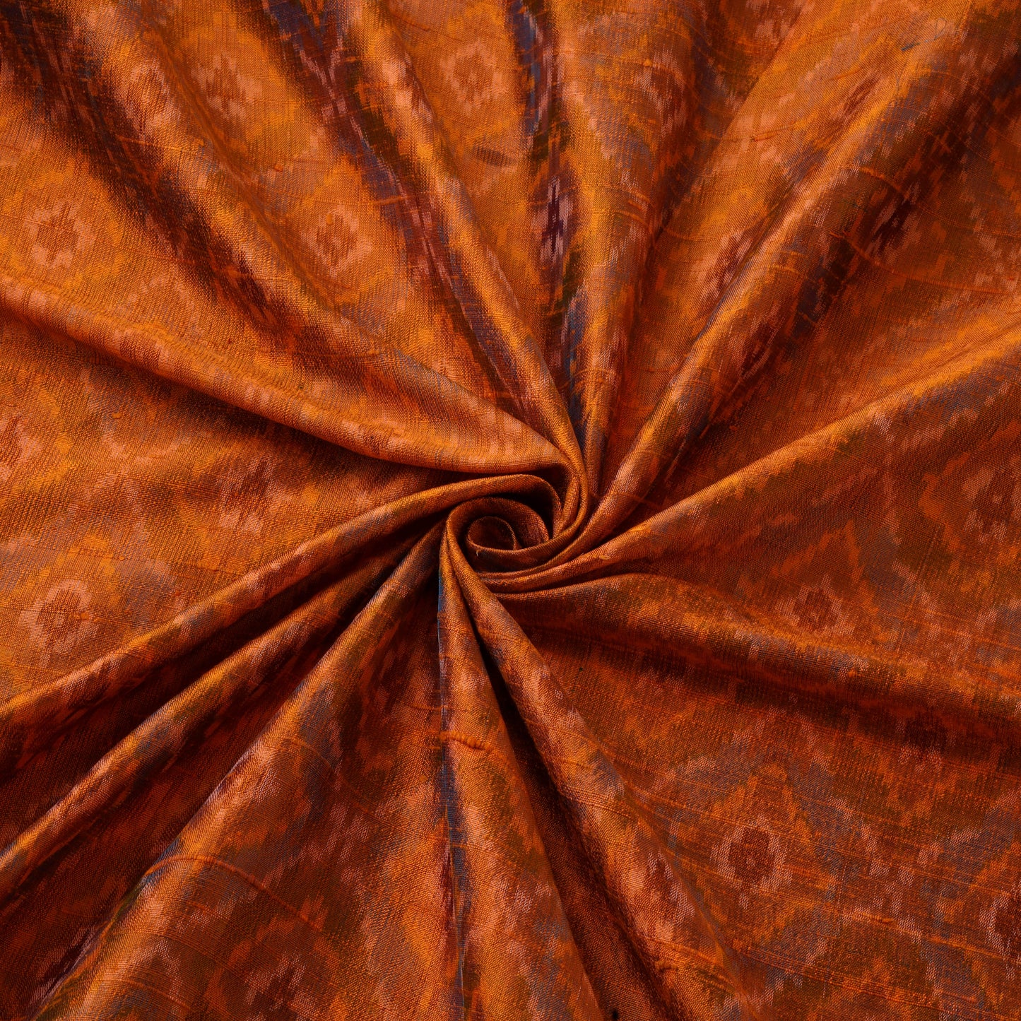 Handloom Raw Silk Pochampally Ikat Fabric 02