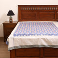 Pochampally Ikat Weave Cotton Single Bedsheet (90 x 60 in) 18