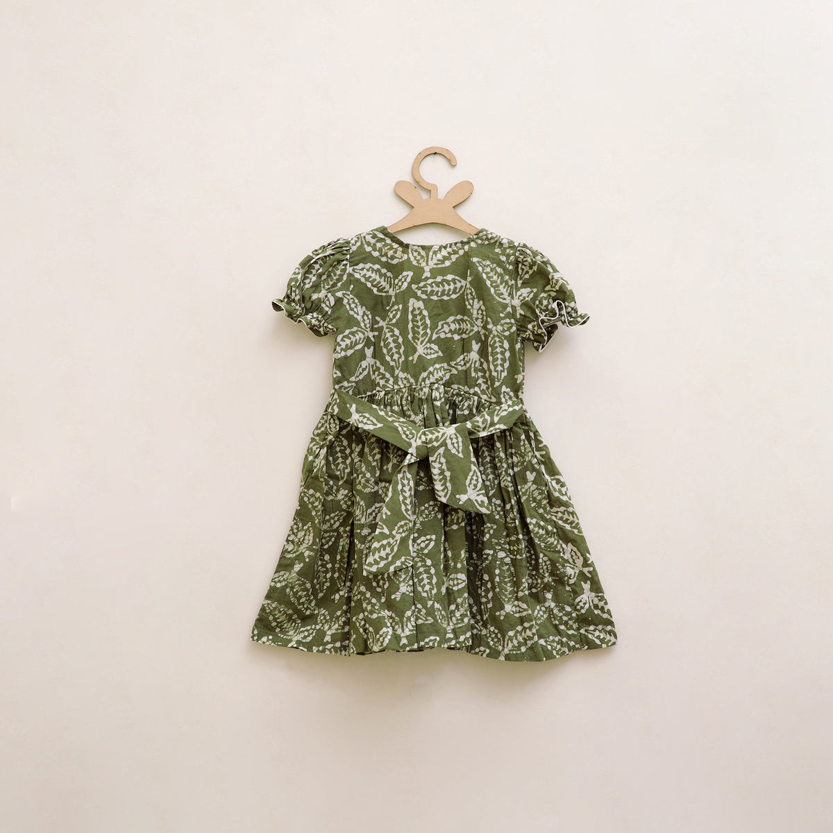 Pure Cotton Girls Frock Dress in Batik Block Prints (3-4 Years) 51
