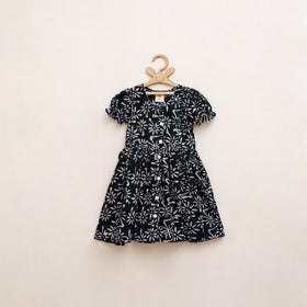 Pure Cotton Girls Frock Dress in Batik Block Prints (3-4 Years) 52
