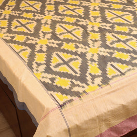 Pochampally Ikat Weave Cotton Single Bedsheet (90 x 60 in) 19