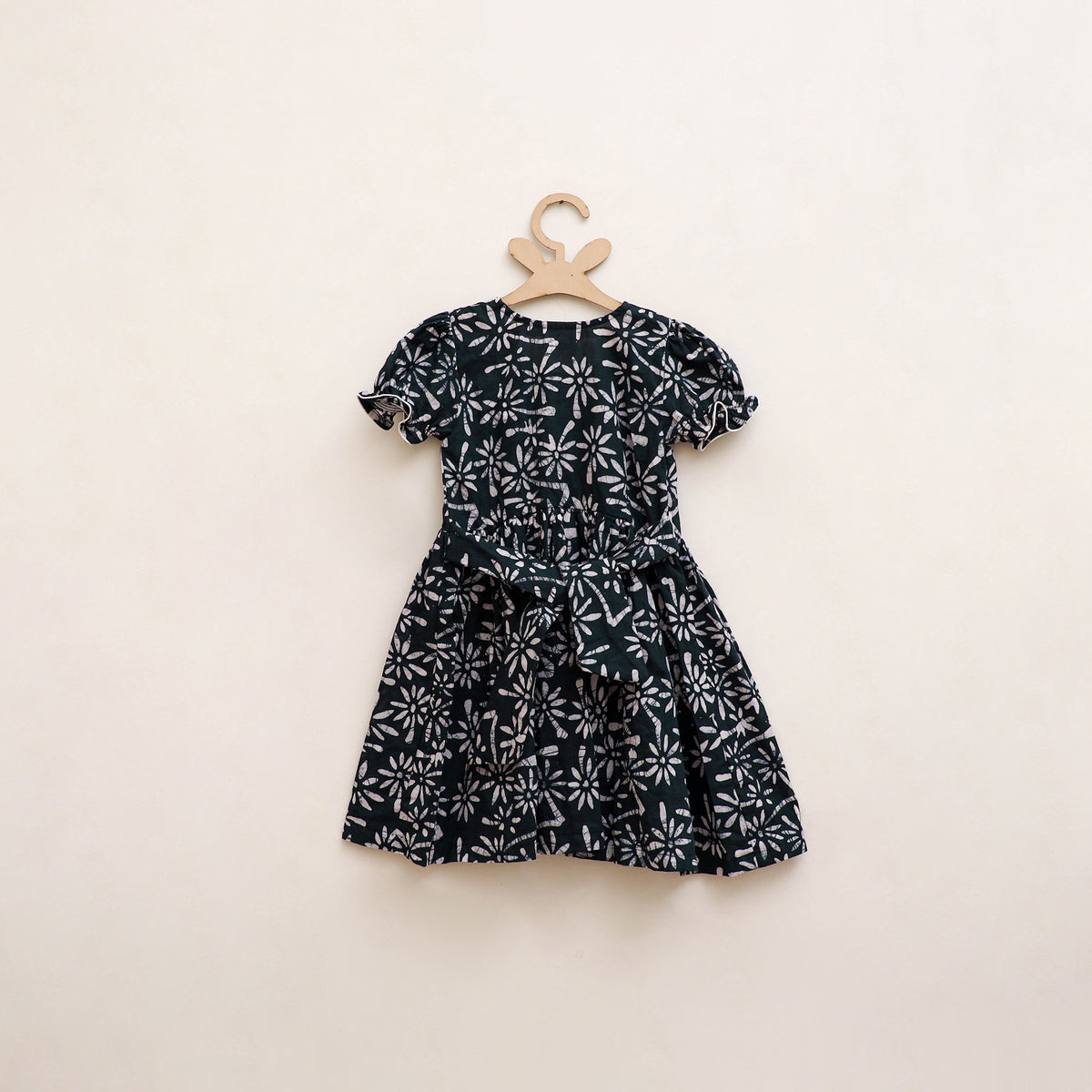 Pure Cotton Girls Frock Dress in Batik Block Prints (3-4 Years) 52