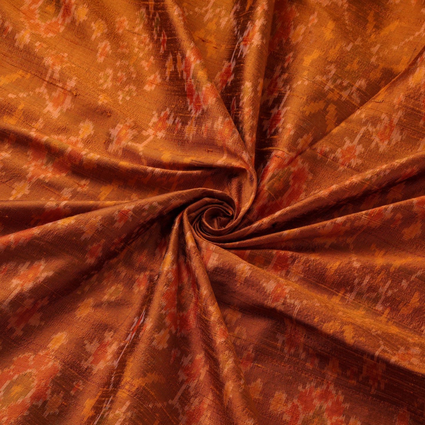 Handloom Raw Silk Pochampally Ikat Fabric 07