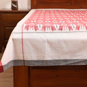 Pochampally Ikat Weave Cotton Single Bedsheet (90 x 60 in) 20